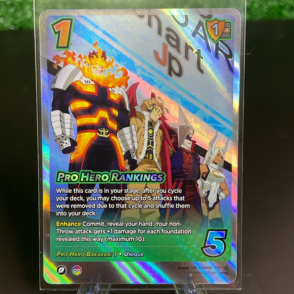 11. My Hero Academia JET BURN Game Cards Lot of 11